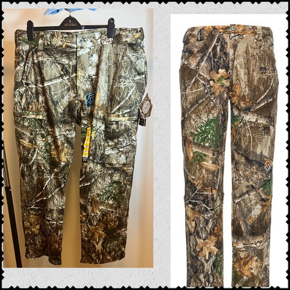 Pants REALTREE Hunting Clothes Waterproof and Windproof Camo Pant size XL(40-42) - Picture 1 of 11